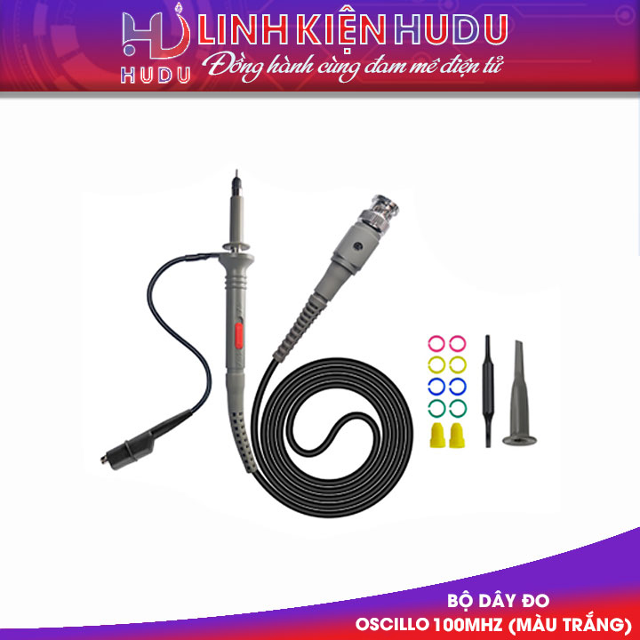 Bộ dây đo Osillo 100mHZ (màu trắng)